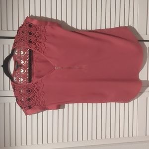Express lace detail shirt
